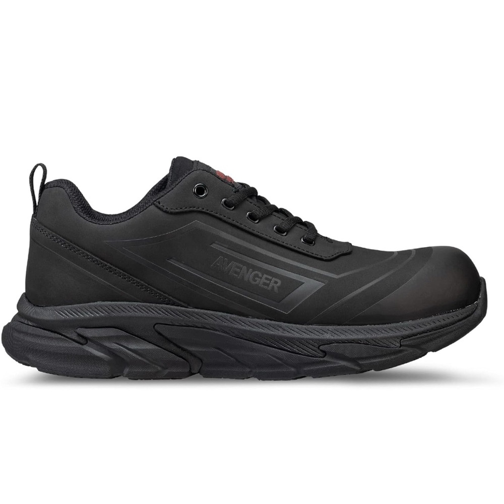 Avenger Work Boots Men's Aluminum Toe A250 K4 Industrial Shoe, Black, 9M